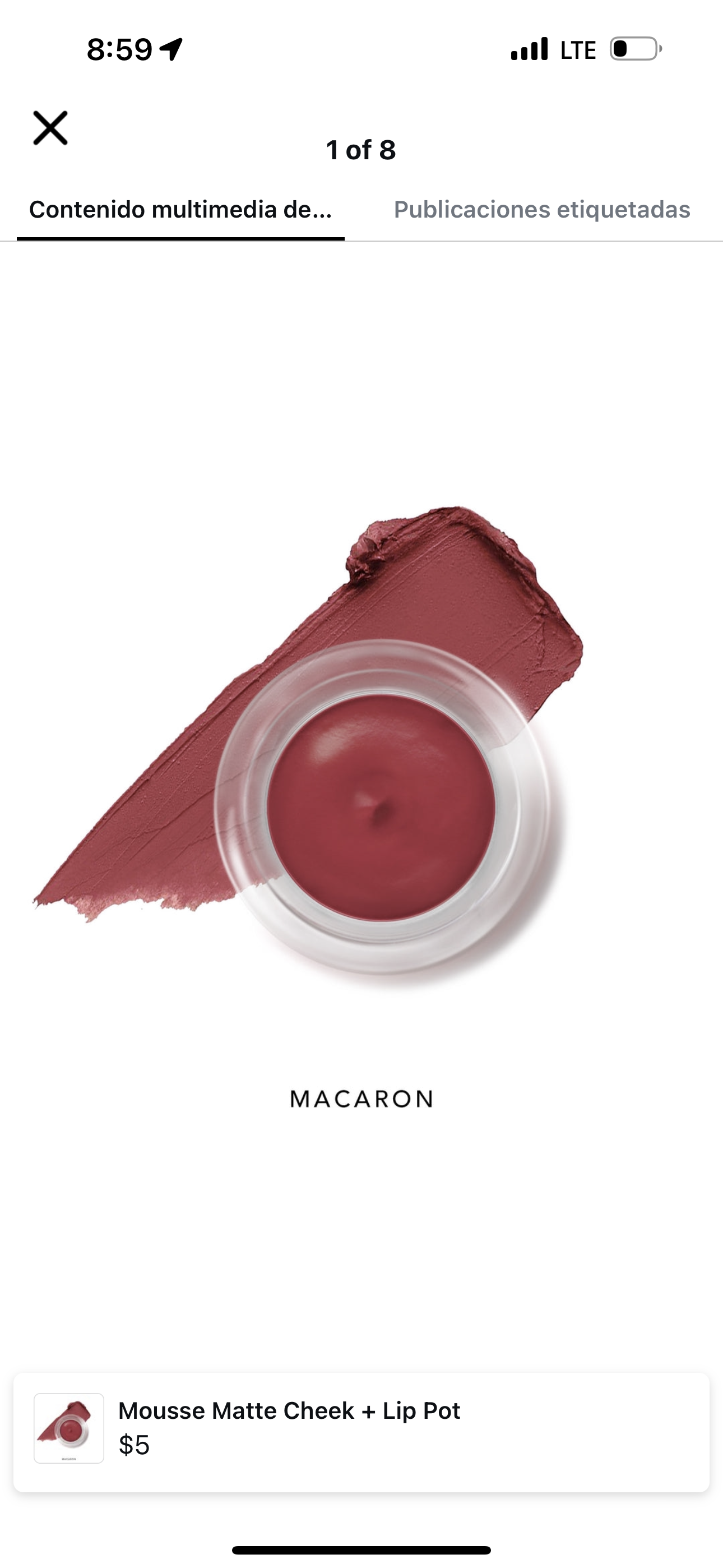 Blush y Labial Mousse Mayte Italia Deluxe