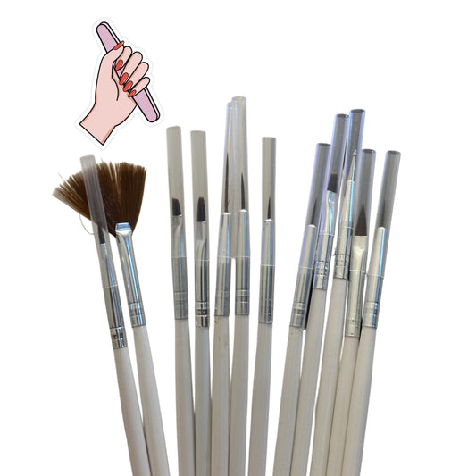Set de Pinceles para Decoración Uñas
