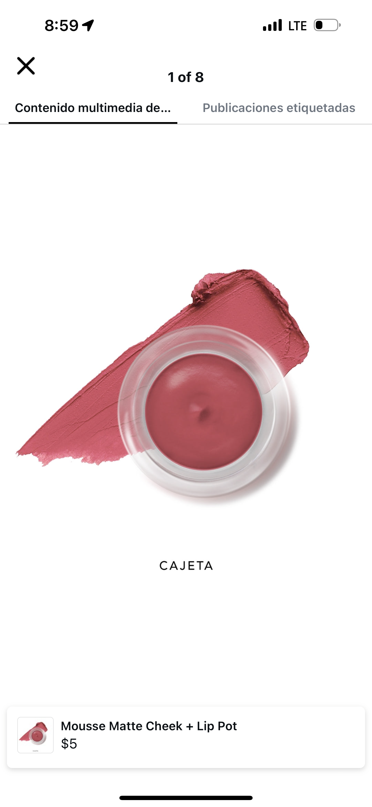 Blush y Labial Mousse Mayte Italia Deluxe