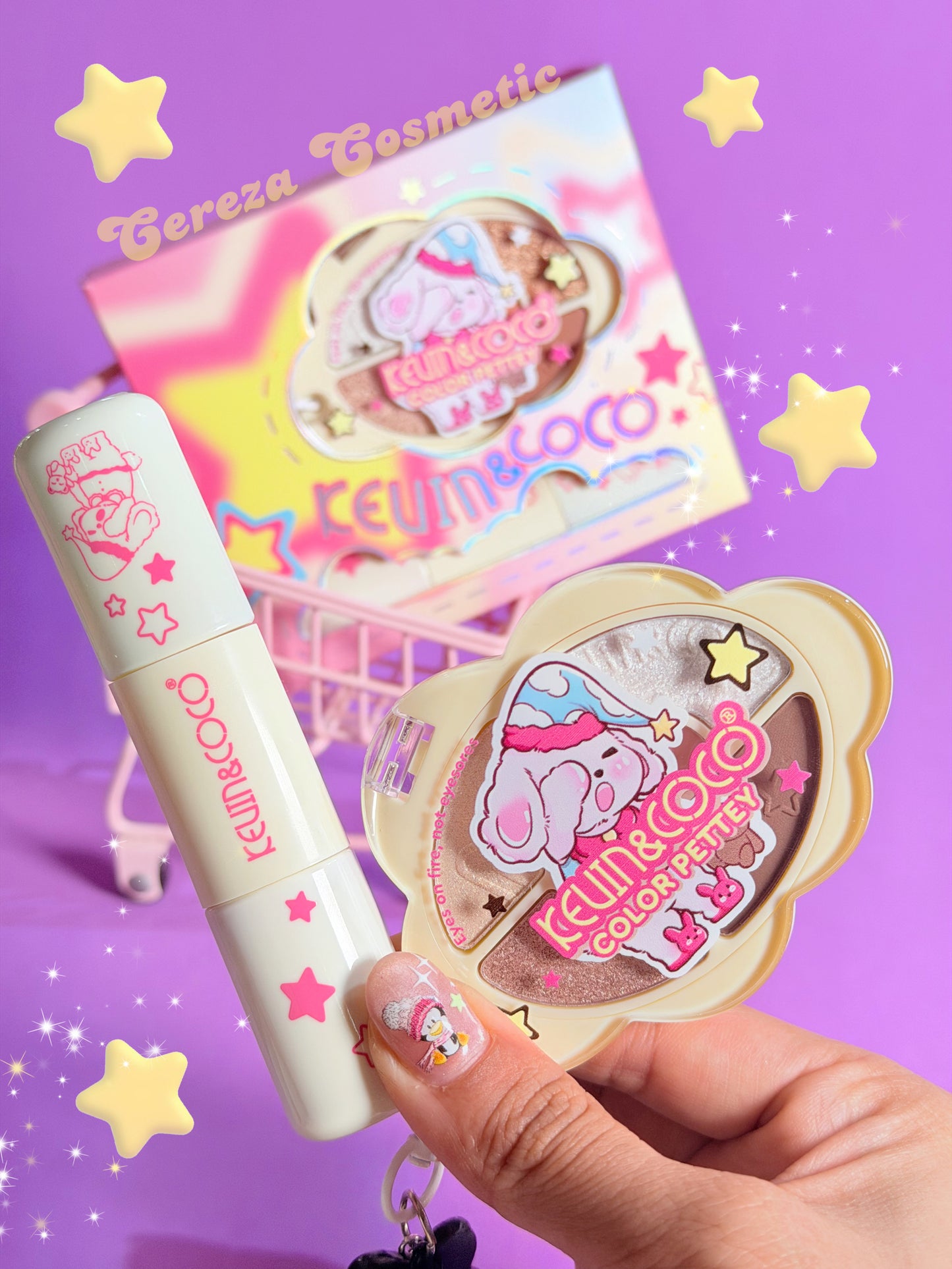 Set Sombra y labial Star Kevin y Coco