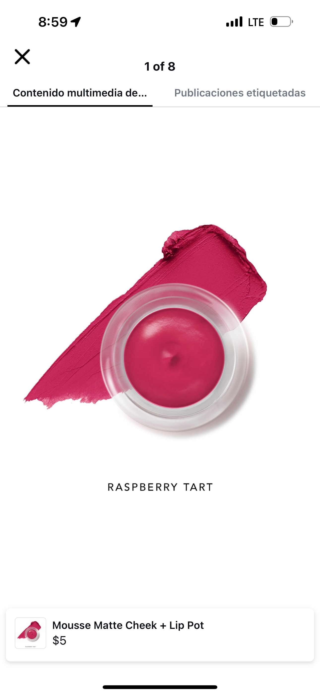 Blush y Labial Mousse Mayte Italia Deluxe