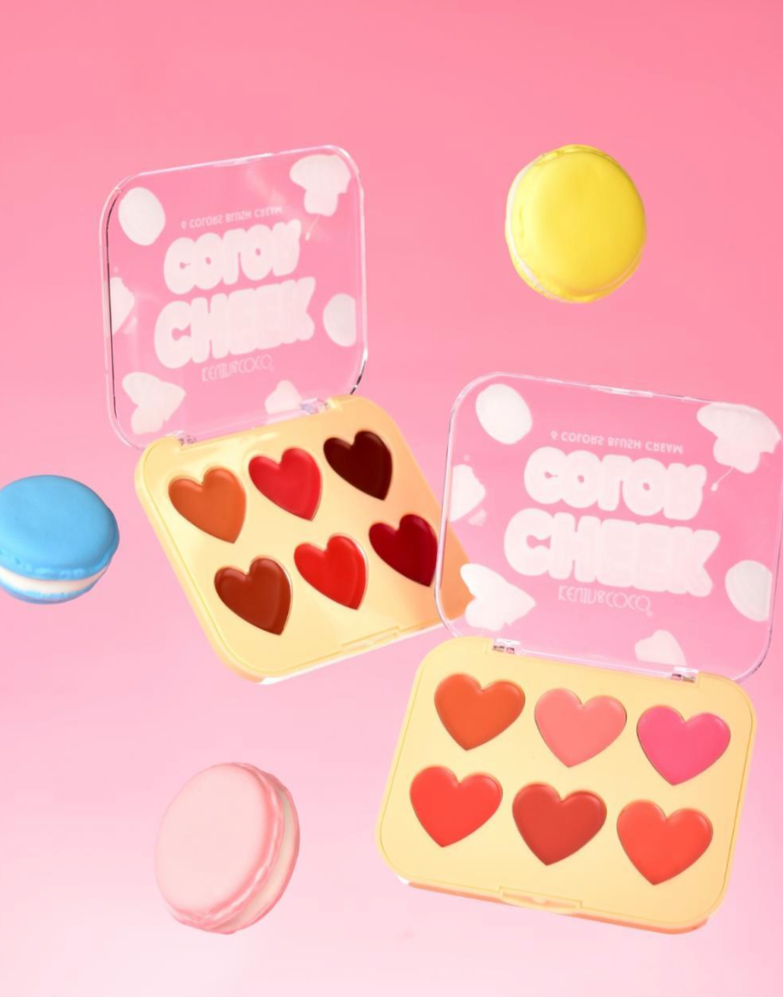 Paleta Blush en crema Kevin y Coco