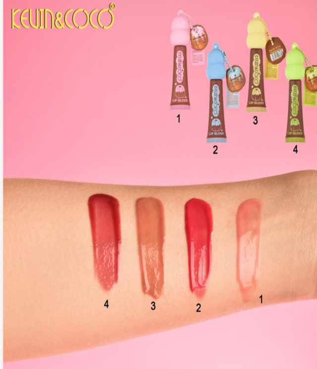 Gloss Llavero con Color Kevin y Coco