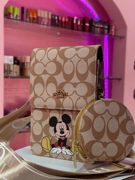 Mensajera Mickey Mouse Dupe Coach