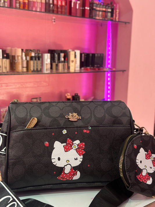 Mensajera Baul Hello Kitty  Dupe Coach
