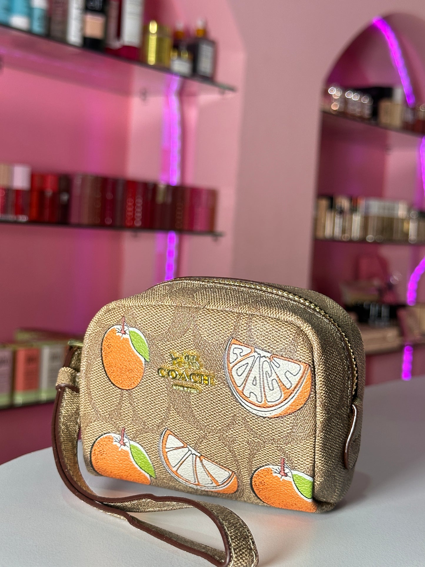 Bolso Mano Naranjas Dupe Coach