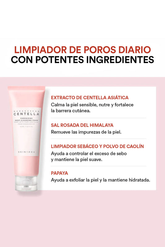 Limpiador Exfoliante Centella Poremizing Deep Cleansing Foam