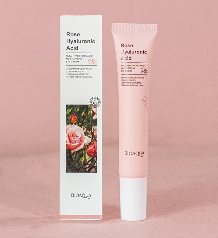 Crema para Ojos Rosas y Acido Hiauluronico Bioaqua