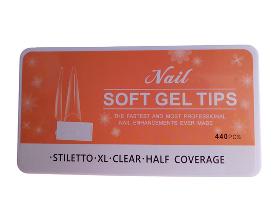Soft Gel Tips Ballerina, Stiletto Nail Uñas