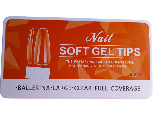 Soft Gel Tips Ballerina, Stiletto Nail Uñas