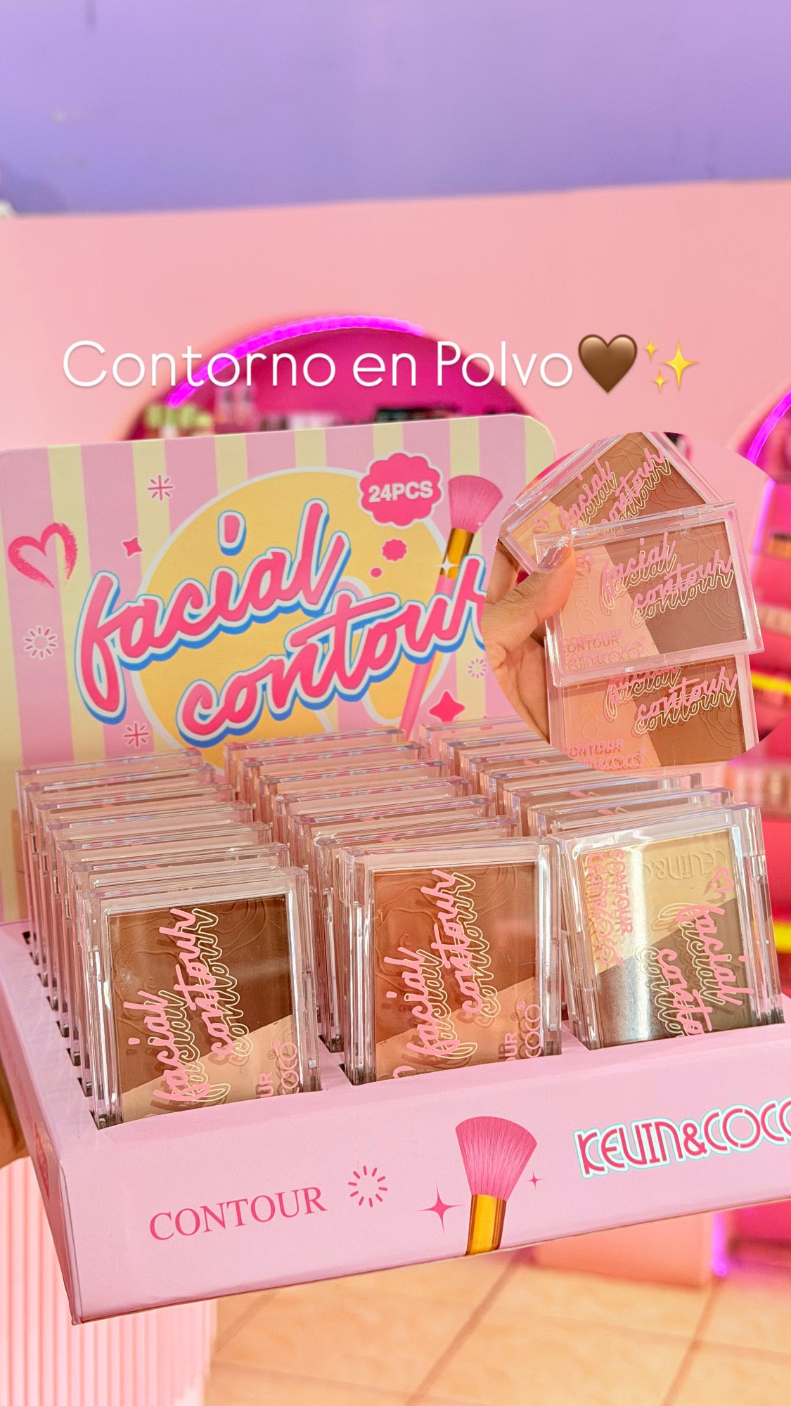 Contorno en polvo Kevin y Coco