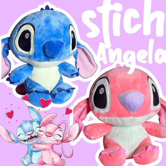 Peluche Stich y Angela