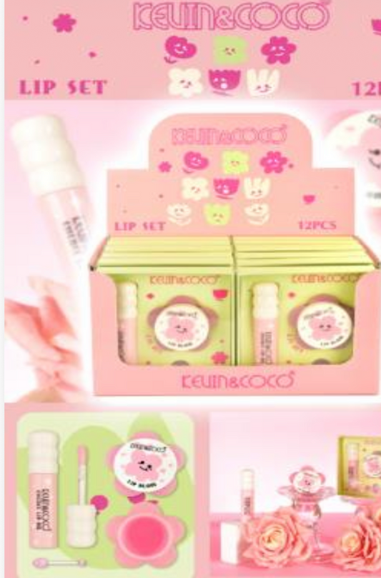 Set Balsamo y Gloss Kevin y Coco