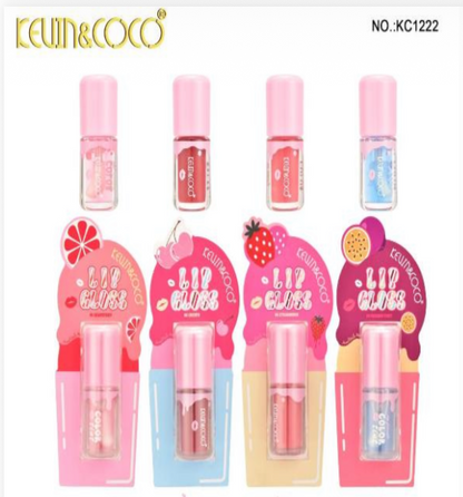 Lip Gloss Frutas Kevin y Coco