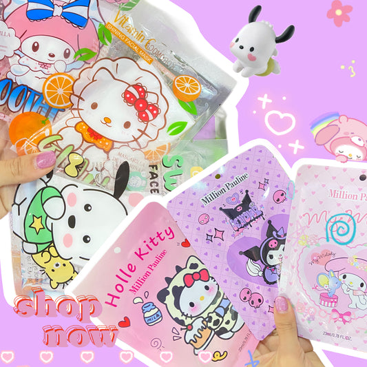 Mascarillas Faciales Sanrio