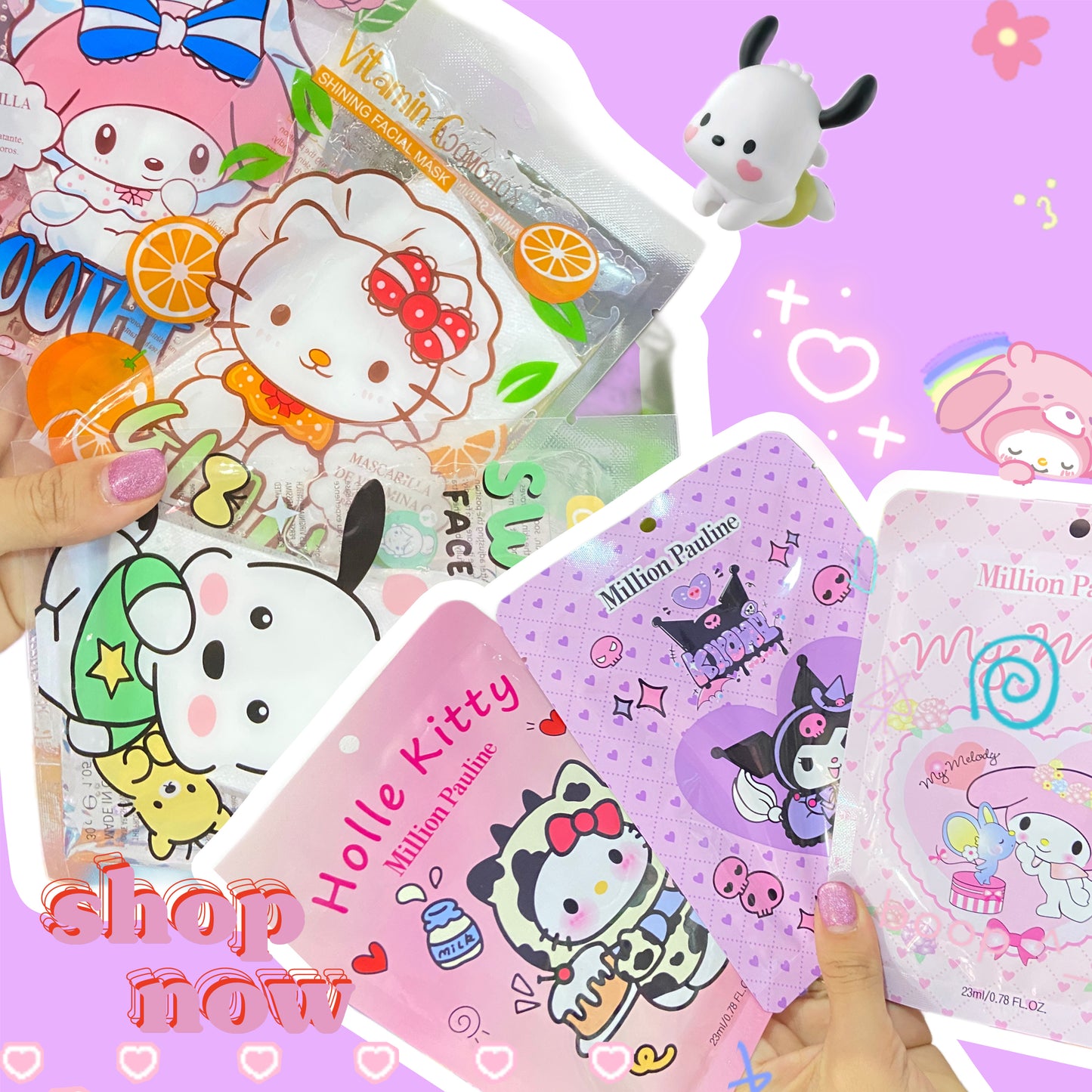 Mascarillas Faciales Sanrio