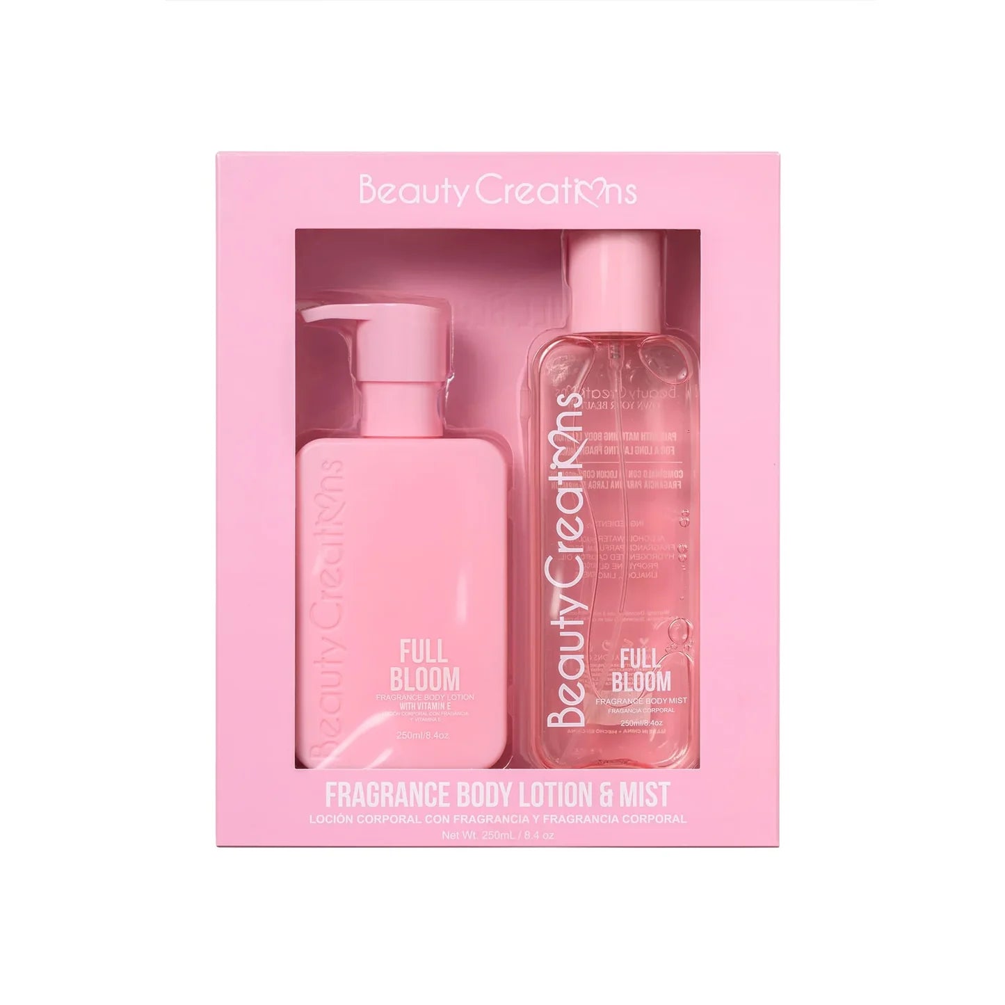 Set Splash y Crema Full Bloom Beauty Creations