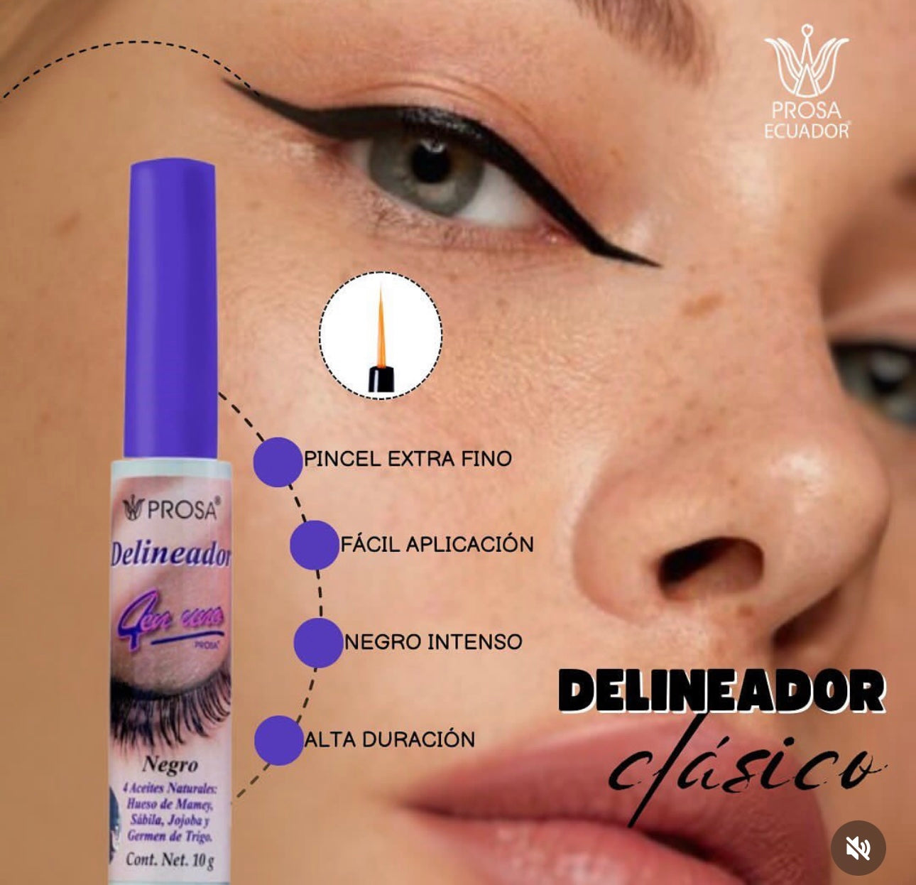 Delineador en Pincel Prosa