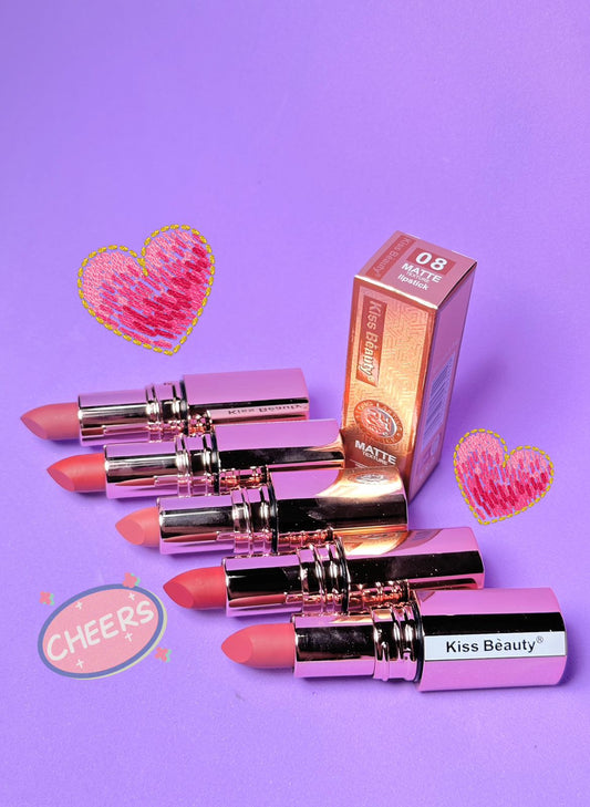 Labial en Barra Matte Kiss Beauty